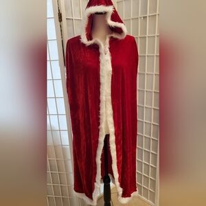 🎄Velvet Santa Hooded Robe🎄NWOT